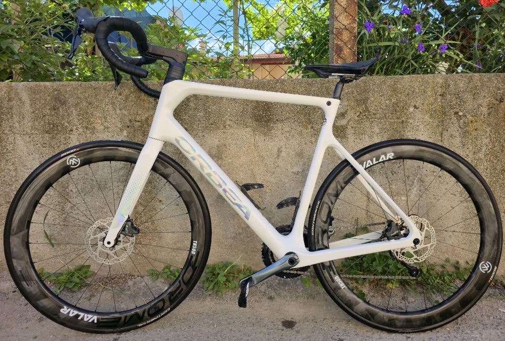 Карбонов Шосеен велосипед Orbea Orca 2x10 Tiagra Карбонови капли Valar Като нов