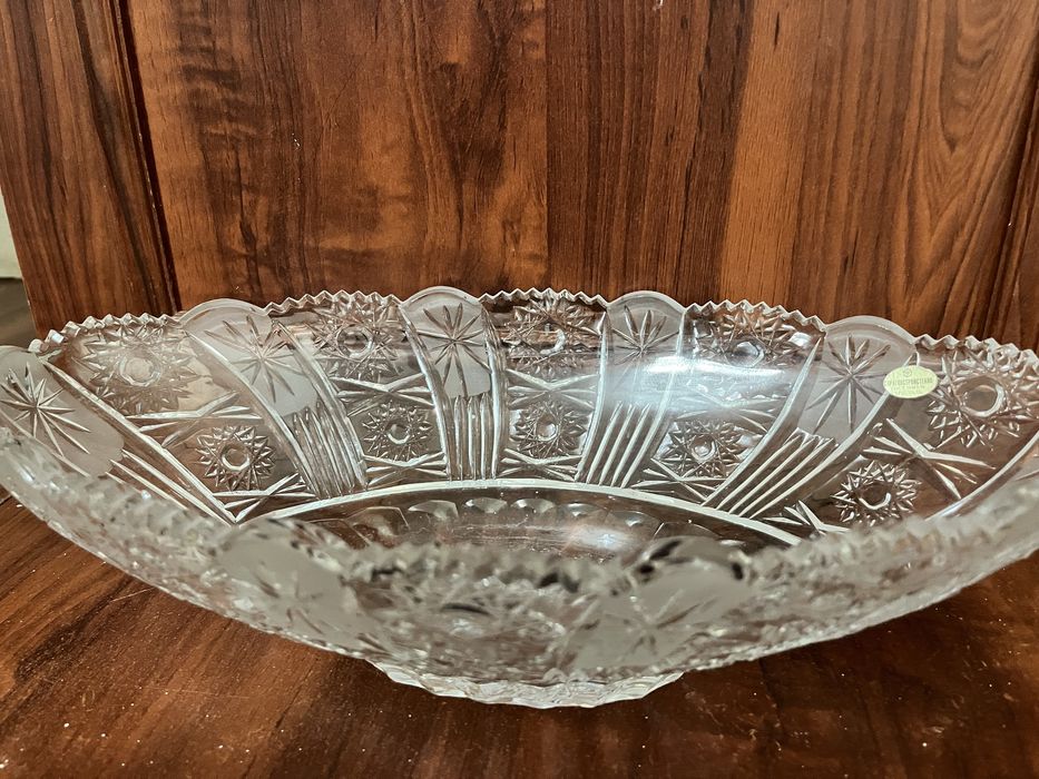 Ваза хрустальная