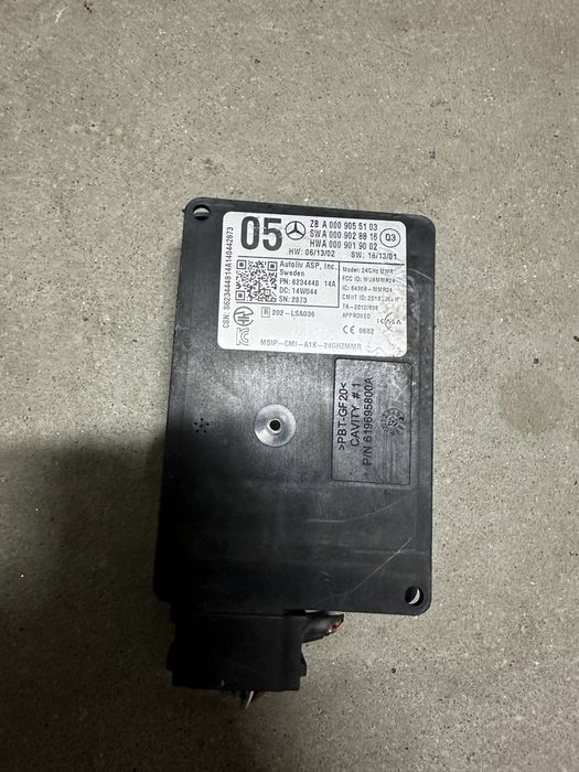 Senzor radar distronic Mercedes C, E, CLS, ML Class cod a0009055103