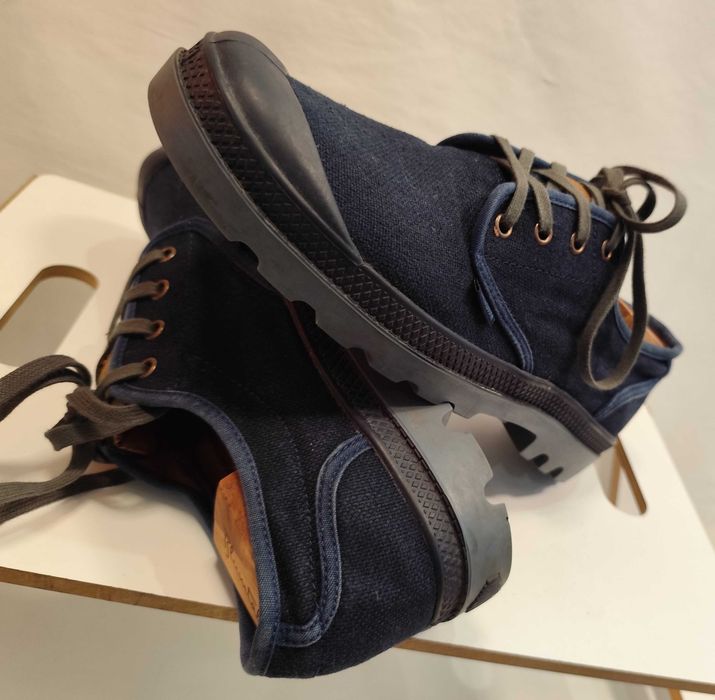 Pantofi sport casual 44 premium Palladium material calitate superioara navy
