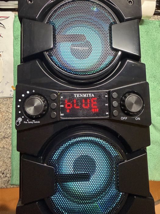 Bluetooth тонколона, преносима безжична с микрофон, 60W