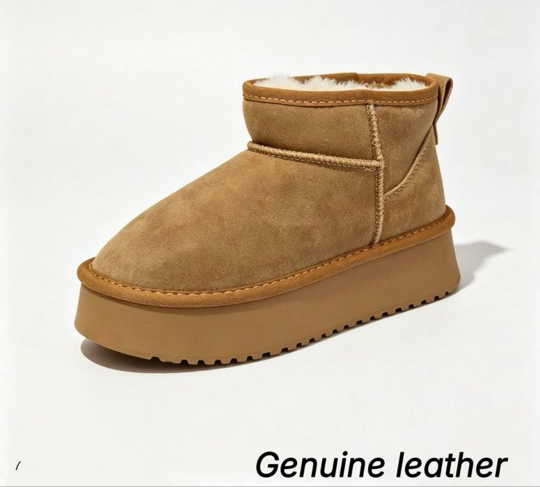 UGG mini platform piele intoarsa 36-41