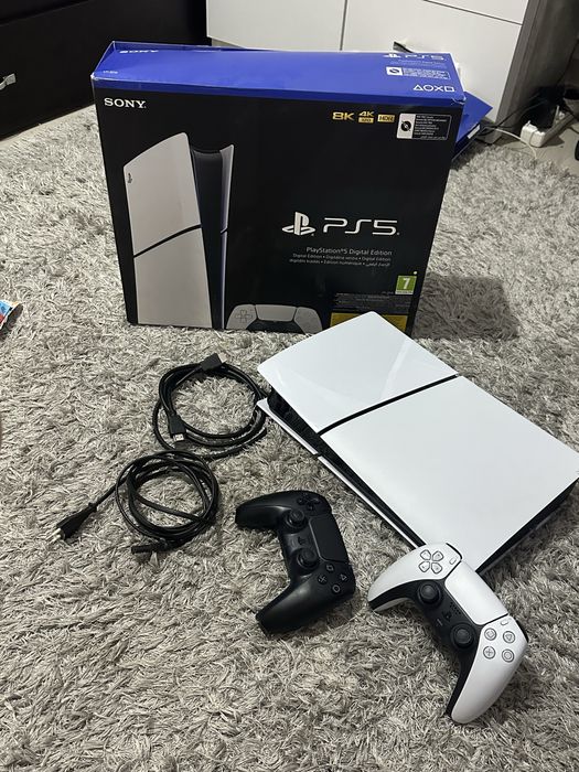 Consola Playstation 5 PS5 Slim , Digital Edition 1TB SSD + Controller.