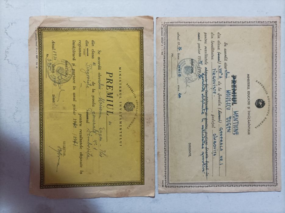 Diplome anii '70