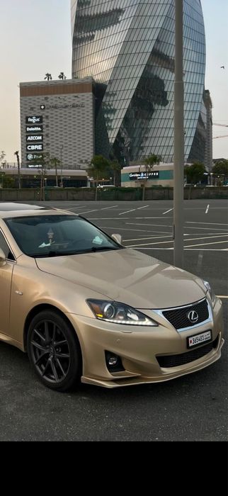 Накладка на передний бампер lexus is
