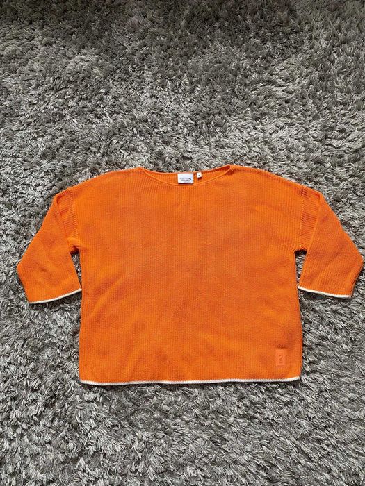 pulover comma portocaliu din 100% bumbac
