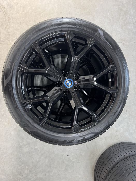 Jante Bmw X5 X6 R21 G05 G06 M741 Negru Originale Pirelli 2023