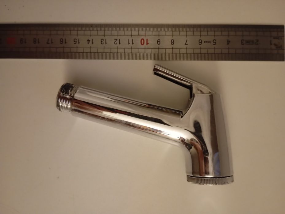 Para dus cromata pentru bideu