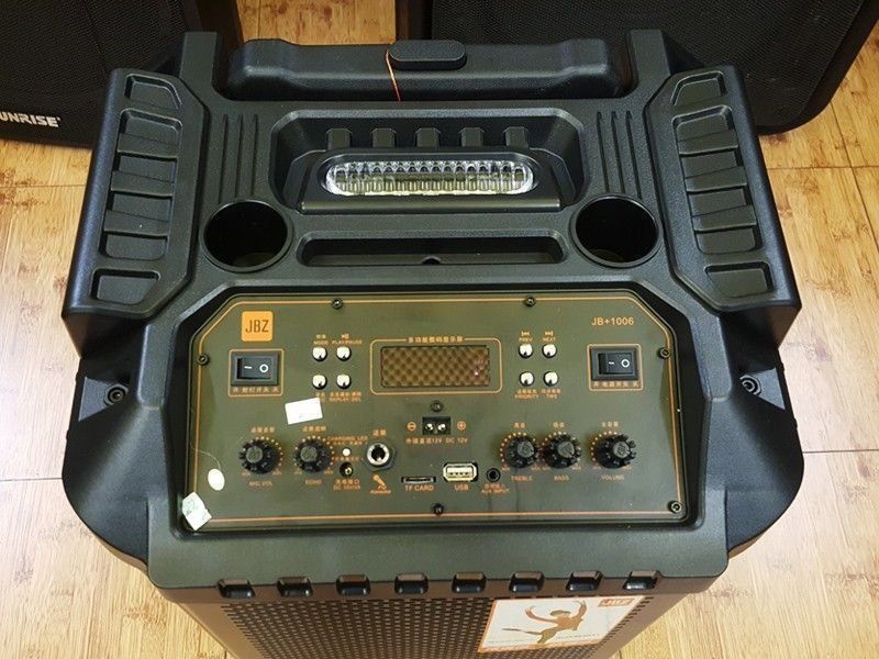 Колонки оригинал JBZ 0806 модел 2 микрафон Проф 120 Wat С доставка