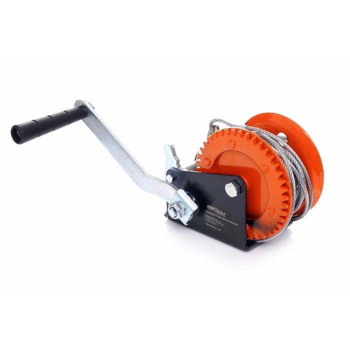 Troliu manual vinci, capacitate 1588 kg 3500 lbs, doua trepte, lungime