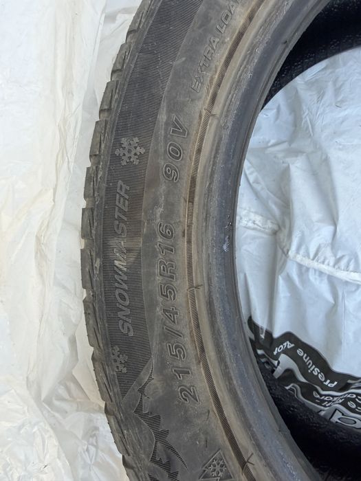 4 anvelope 215/45/R16 2x Minerva Radial F205  – DOT 0421 si 2x anvelope iarna Goodride SW608 Snowmaster – DOT 2023