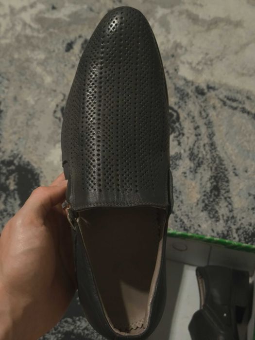 Туфли кожаные, макасины