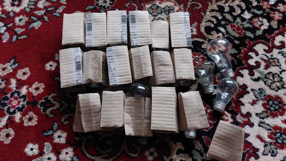 Лампы накаливания!Новые!20Штук