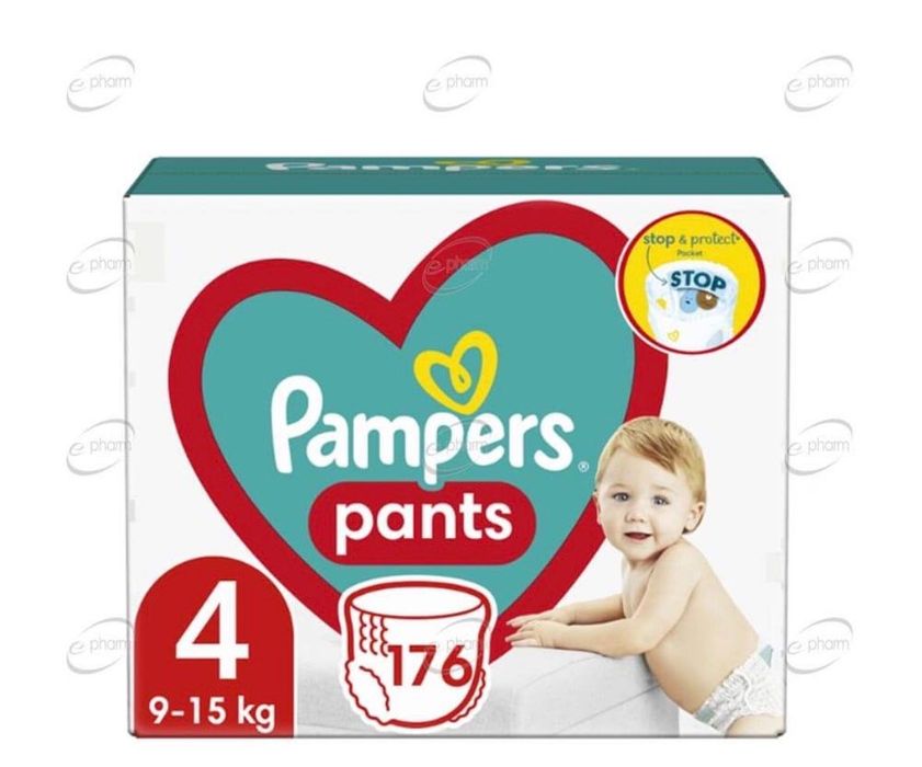 Pampers pants 176 бр . или 88 бр.