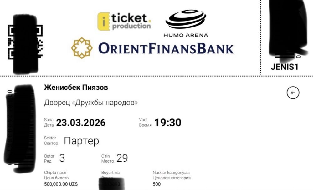 Jenisbek Piyazov Konsert 23-Mart