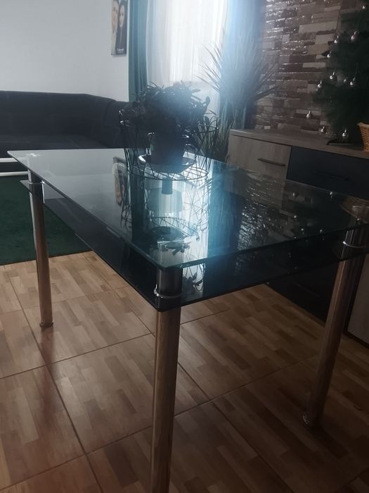Masă 120/80 de sticlă