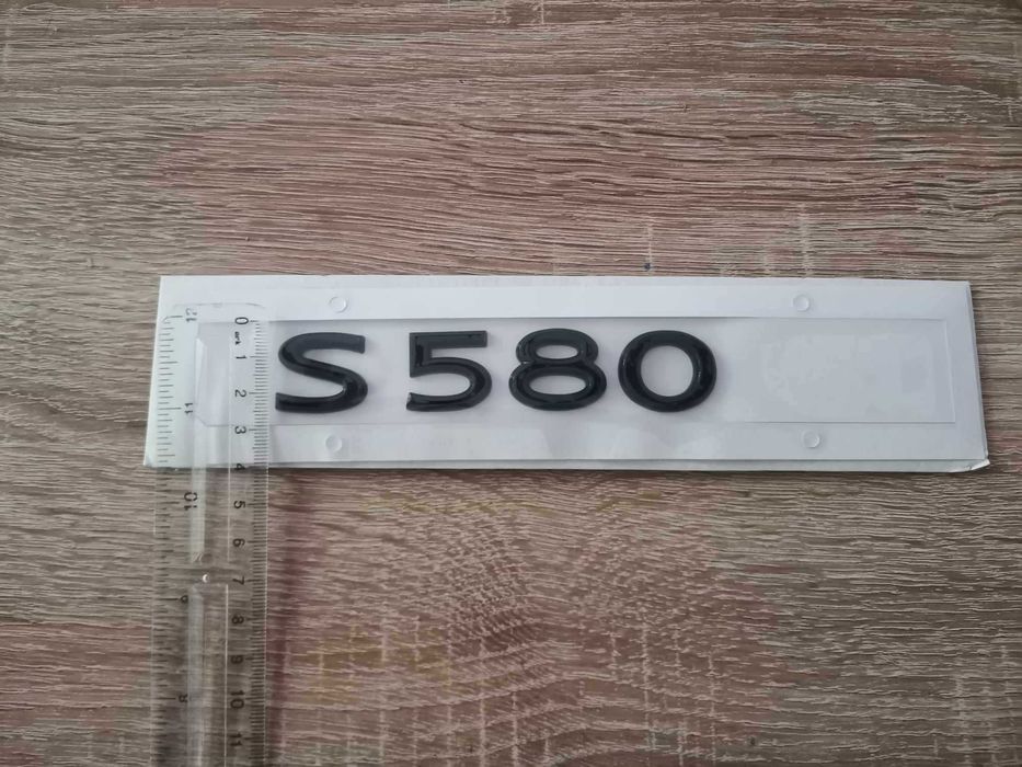 черен надпис нов стил Mercedes Benz S 580 W223