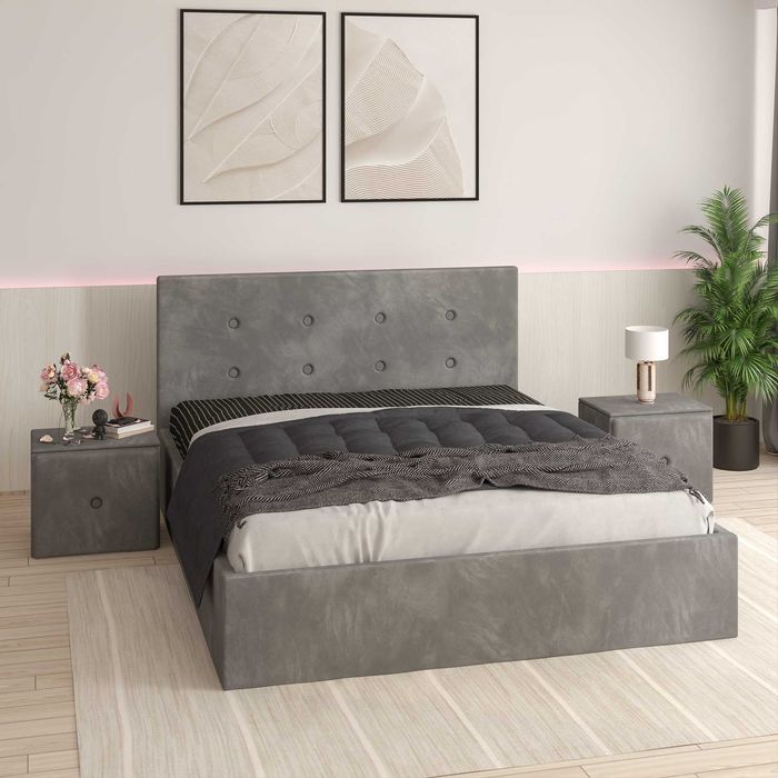 Mobila dormitor-Paturi tapitate-Livrare gratuita cu verificare colet