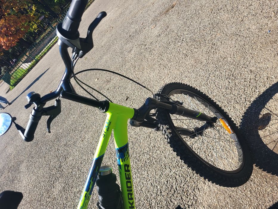 Bicicleta copii Rockrider 20” + accesorii (5–9 ani) stare foarte buna