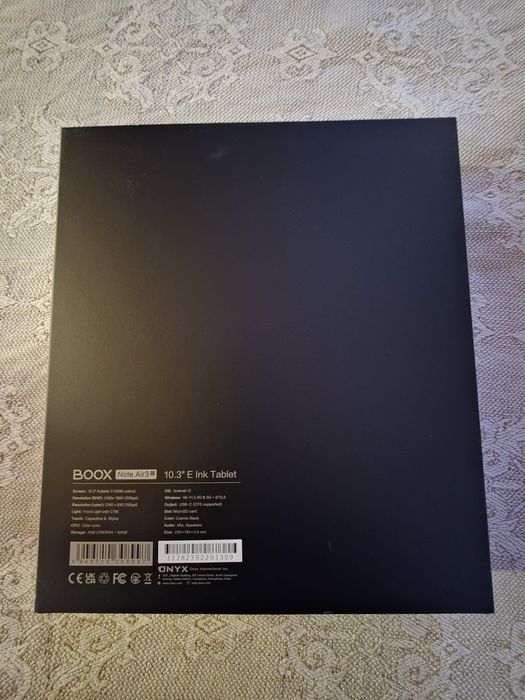 E-book boox note air 3