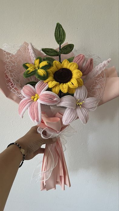 Buchet flori sarma plusata
