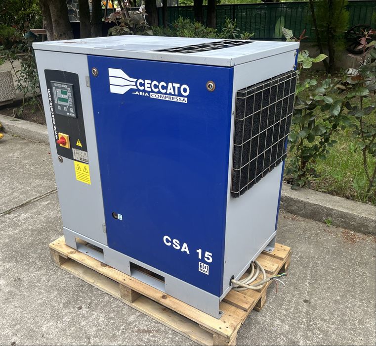 Винтов компресор Ceccato CSA 11kw 1550lt Обслужен!