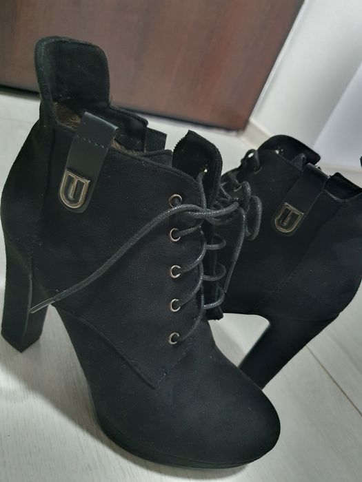 Botine / ghete cu toc 38