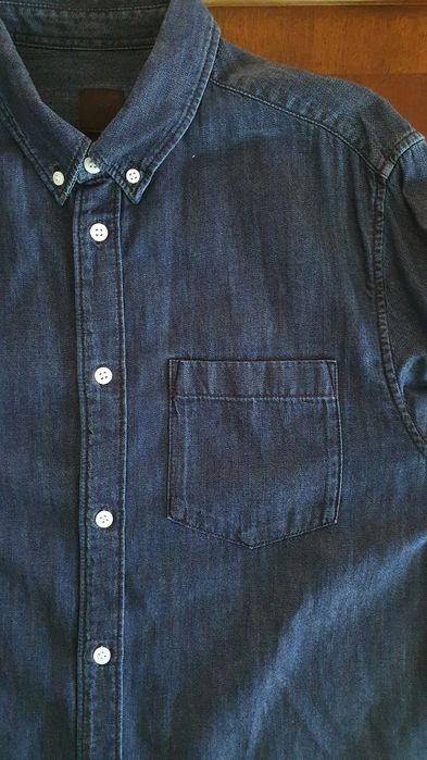 Camasa Denim HM Albastra S