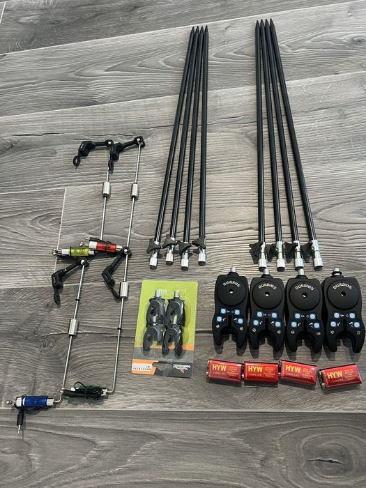 SET 4 Senzori SAIMINO + 4 Swingeri Color + 8 tije + 4 baterii + 4 Cape