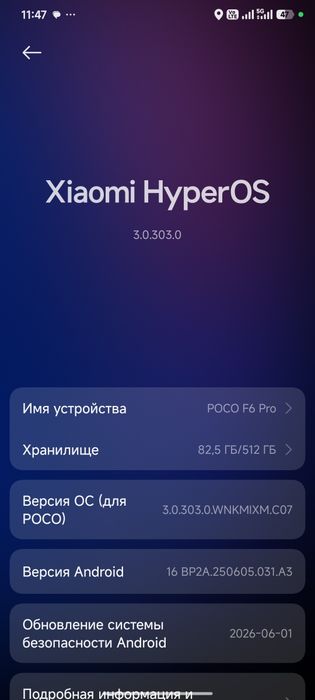 Poco f6 pro 12/512