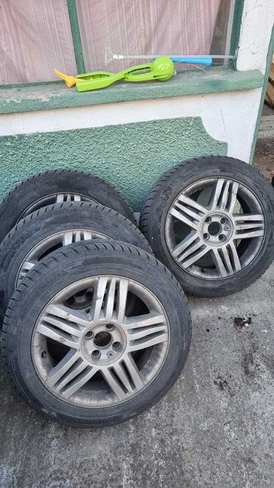 Set Jande aluminiu + Anvelope 195/55 R16 Barum