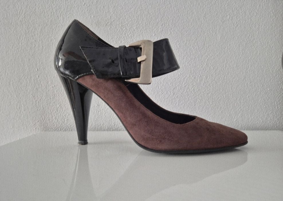 Pantofi eleganti de dama  din piele naturala