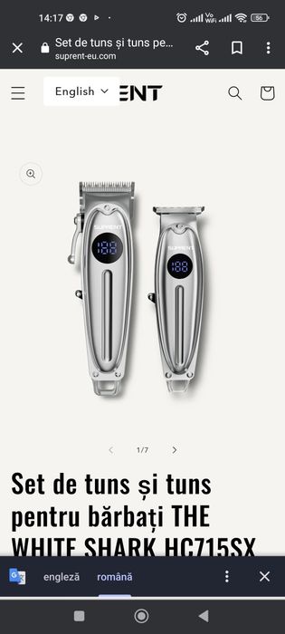 Vand kit profesional pentru tuns