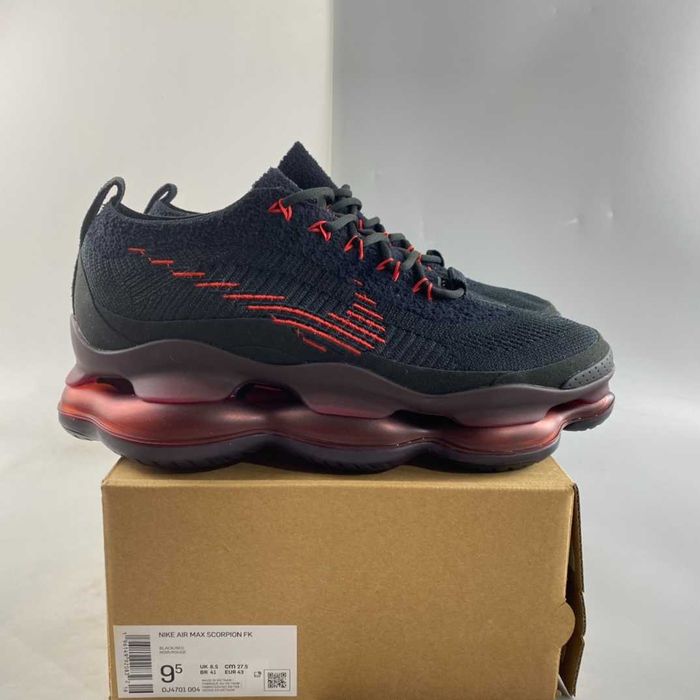 Нови мъжки маратонки Nike Air Scorpion FK  black/red 43 номер