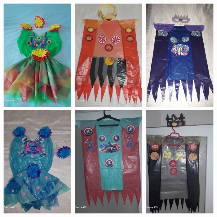 Costume copii materiale reciclabile