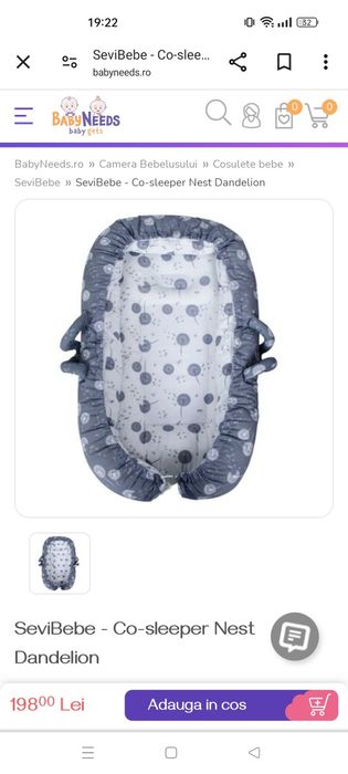 Cocon - Co-sleeper (nest) SeviBebe