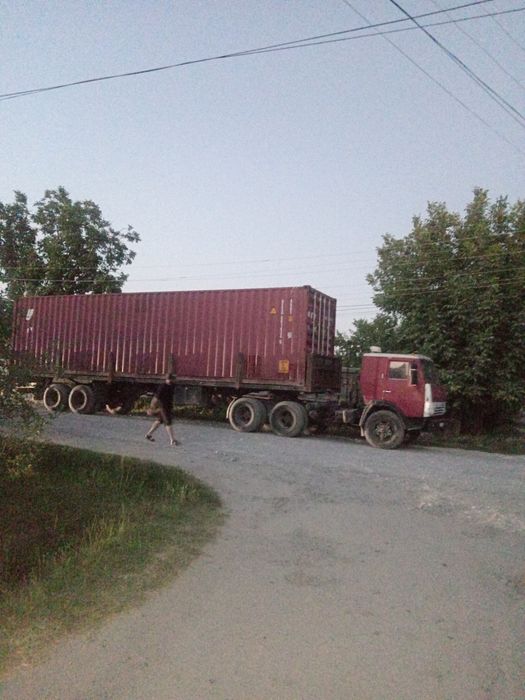 Камаз шаланда 87.йил.прицеп.86.