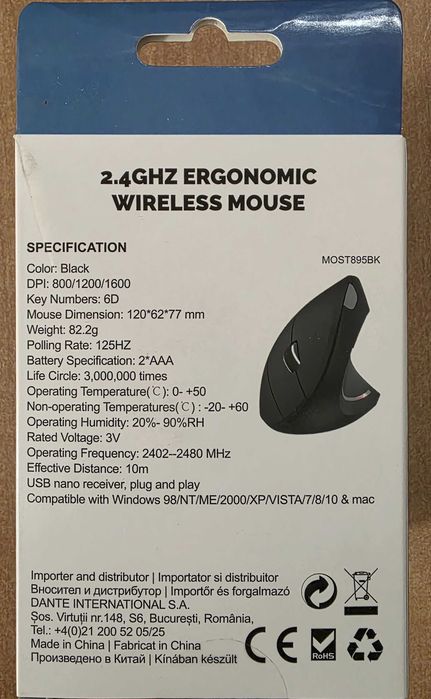 Mouse ergonomic nou