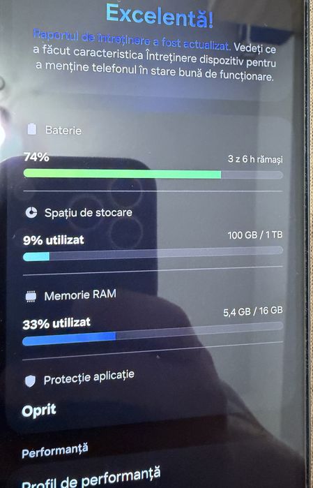 Samsung S26 Ultra, 1 tb, 16 gbram, negru, garantie, ca nou