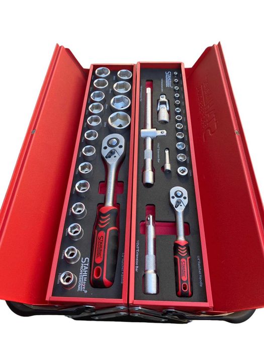 Метален куфар с инструменти 86 ЧАСТИ STAHLMAYER