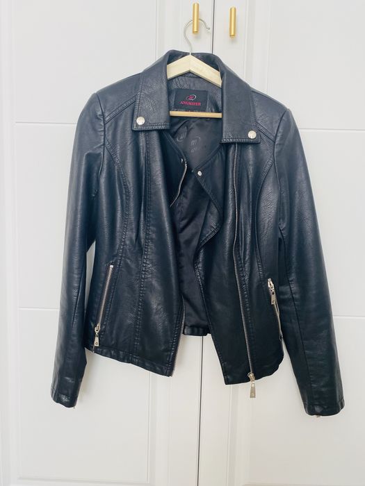 Кожаная куртка размер xs-s