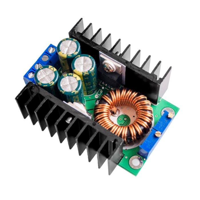 Понижающий преобразователь DC step down 300W 9A, 20A