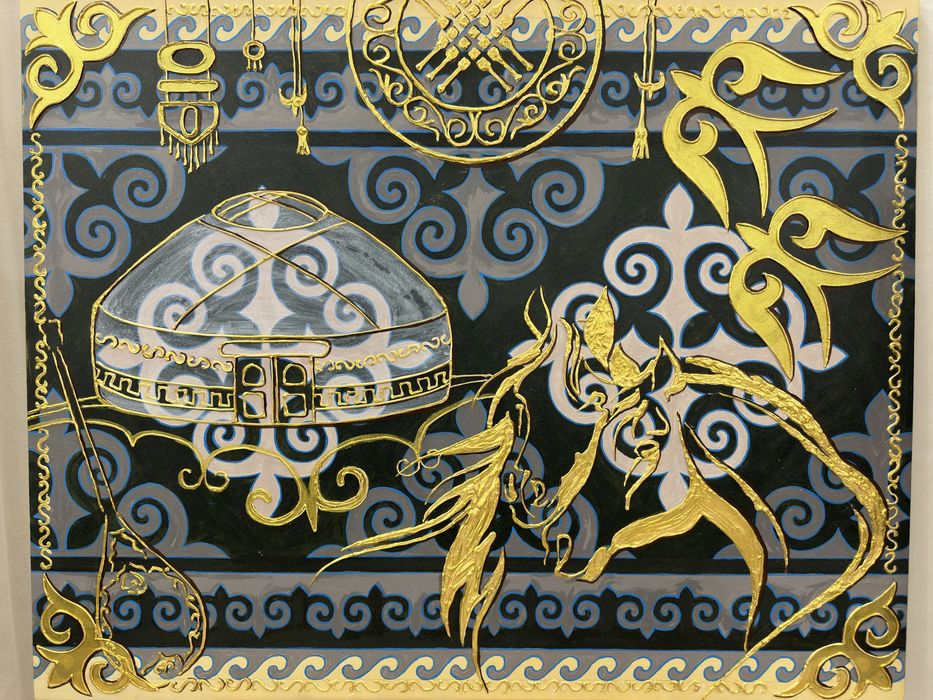 Этно-картина ручной работы