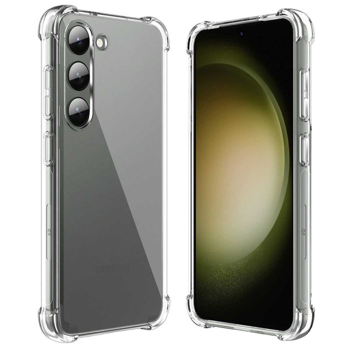 Прозрачен Силиконов Удароустойчив Кейс Samsung Galaxy S23 | S23+ Ultra