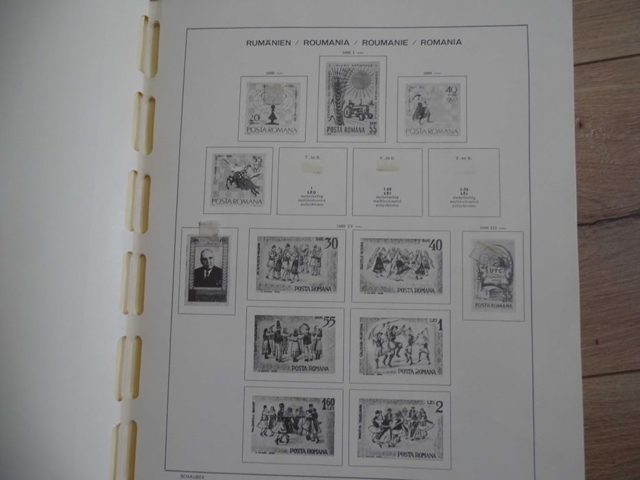 Romania 1966-1979 - Album pentru timbre gol (Lot 75)
