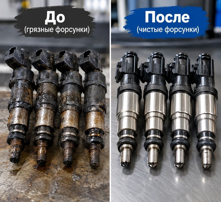 Промывка форсунок на ультразвуке