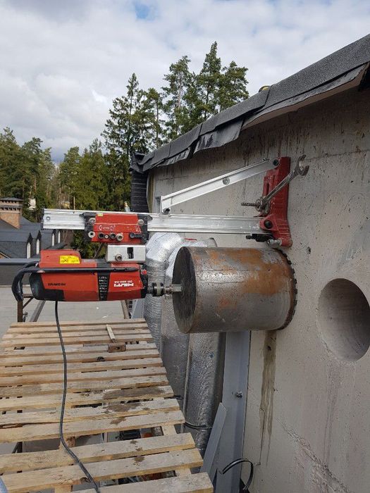 Almazniy bur, Devor teshish, алмазное резка бетон девор кесиш тешиш