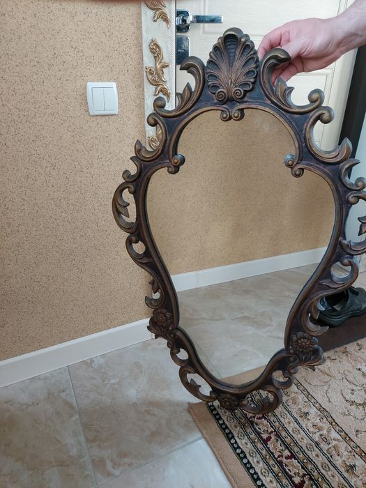 Зеркало в раме советское, винтаж