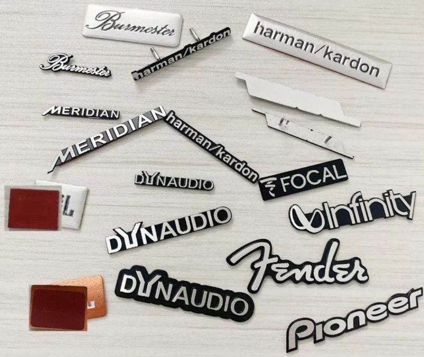 Embleme /logo difuzoare JBL, HERTZ, DYNAUDIO, etc