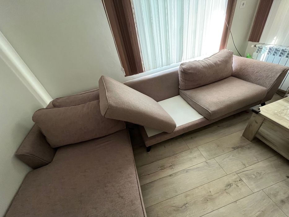 Ъглов диван като нов